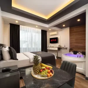 Jakuzili günlük kiralık daireler Bakırköy Jakuzili Günlük Kiralık Daire – Modern ve Konforlu Tasarım